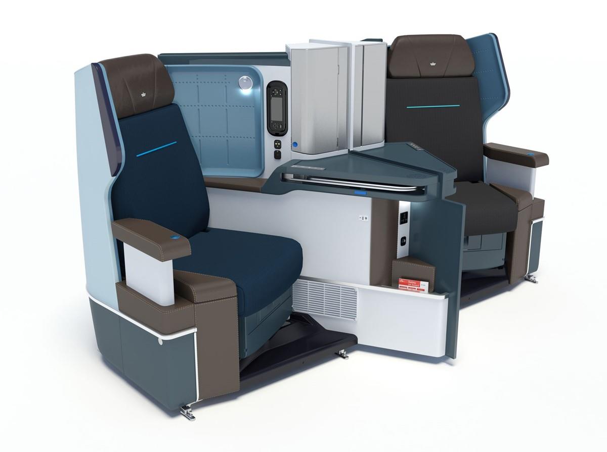 KLM 787 Business Class Seating