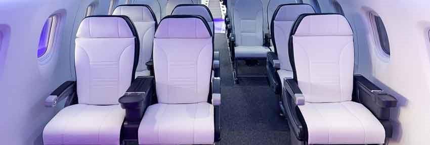Aerofoam's SpaceJet 100 Cabin Mockup Seat