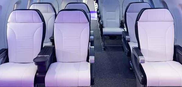 Aerofoam's SpaceJet 100 Cabin Mockup Seat